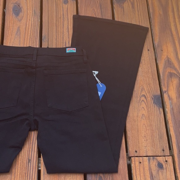 NWT Daily Blue by AG Peace Black Bell Flare Jeans Size 28 - Picture 11 of 13
